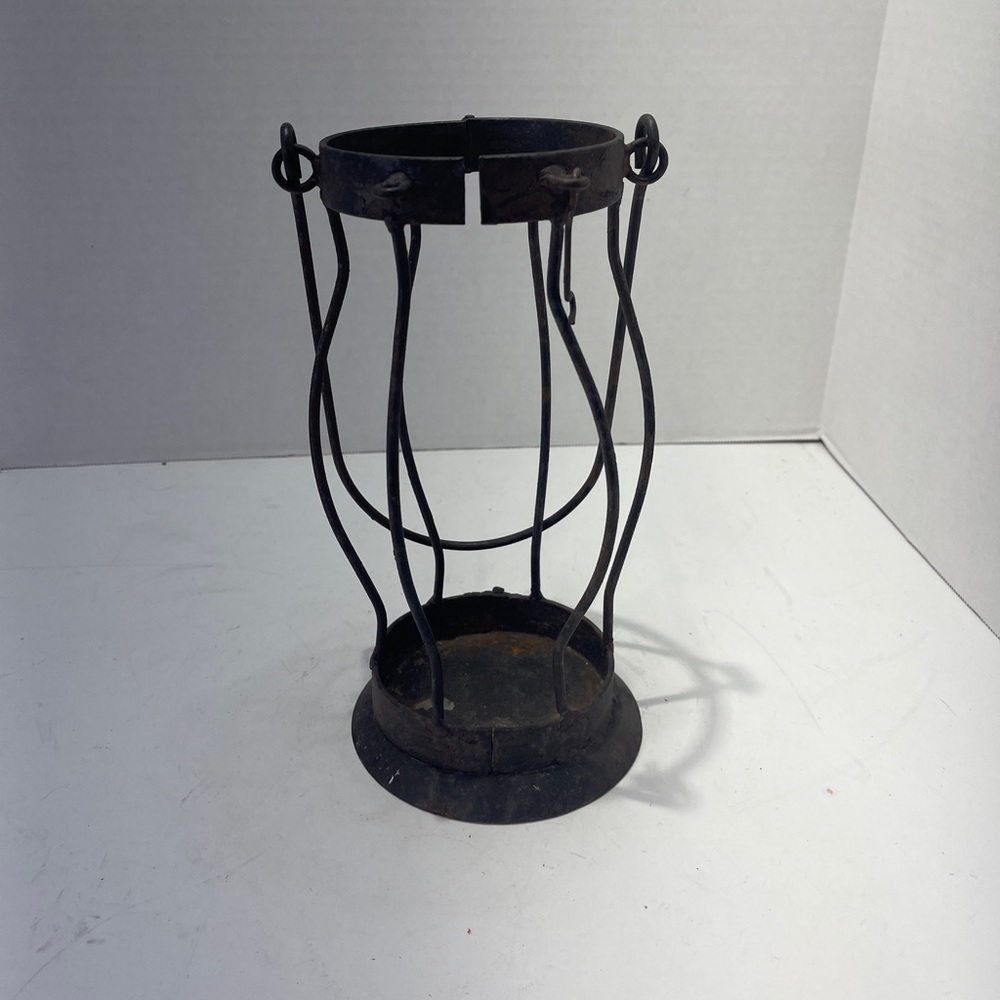 Candle Cage -Antique Metal Lantern Candle Holder 